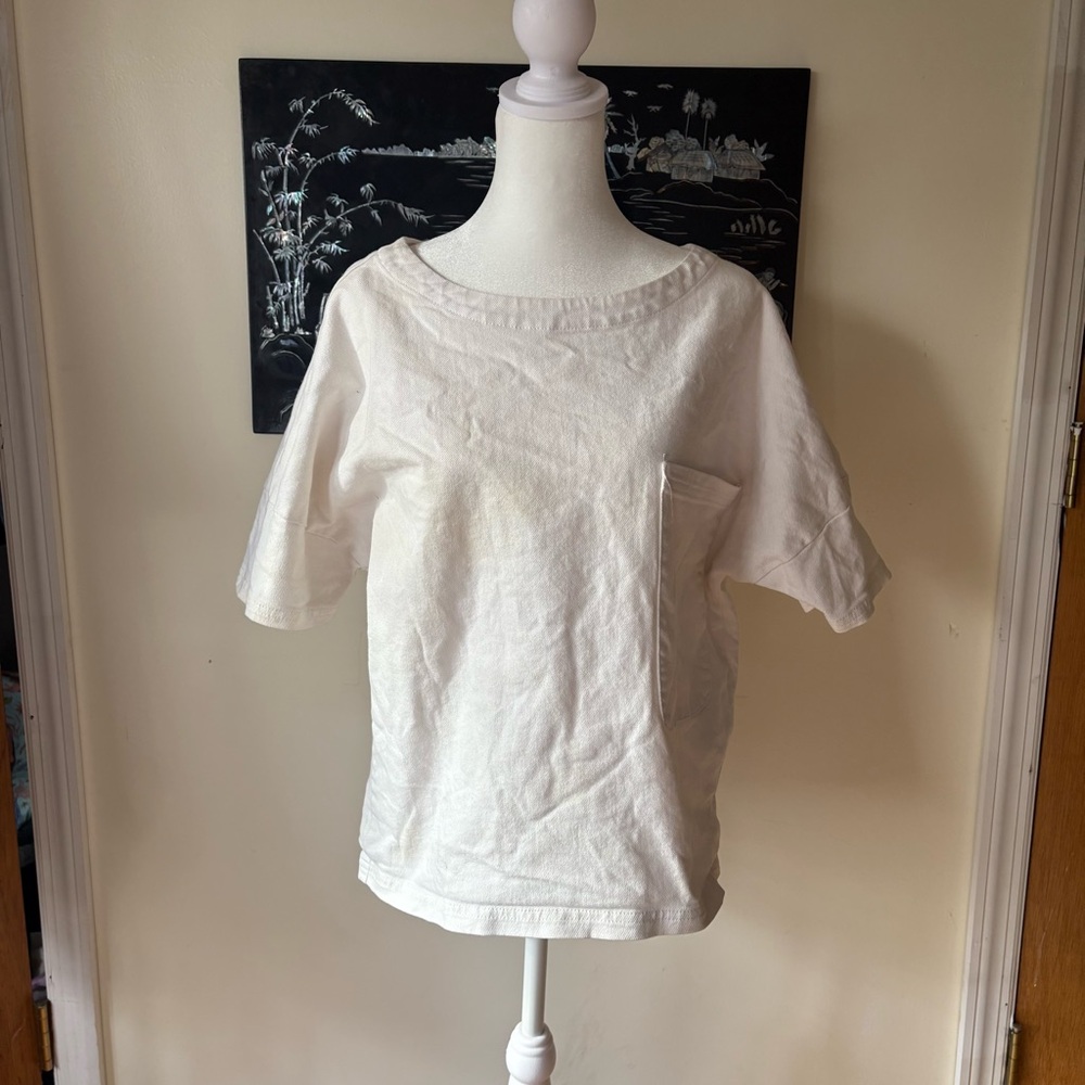 Zara Basic Z1975 Denim Top